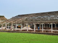 Gesloopte stal bij Havelte