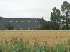 A farm in the cereals district Oldambt, the Netherlands