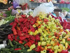 A local market in Africa