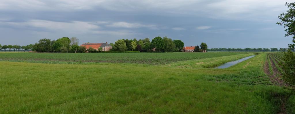 A large scale arable landscape in the Netherlands