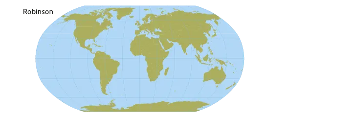 Alt-tekst: De wereldkaart in Robinson-projectie