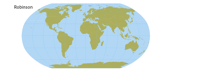 Alt-tekst: De wereldkaart in Robinson-projectie