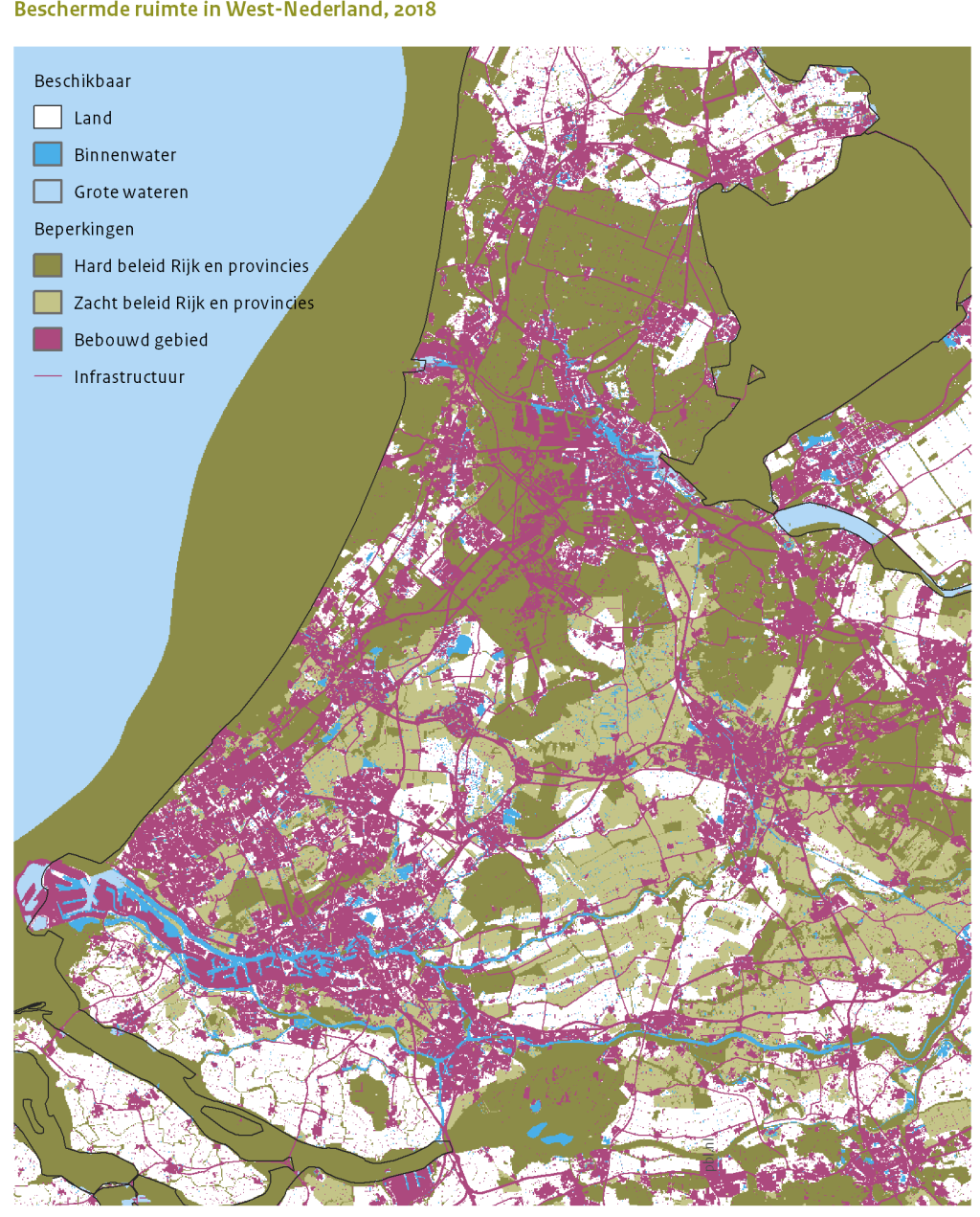 Beschermde ruimte in West-Nederland. 2018