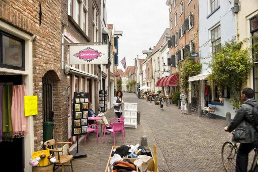 Foto van straat in Deventer