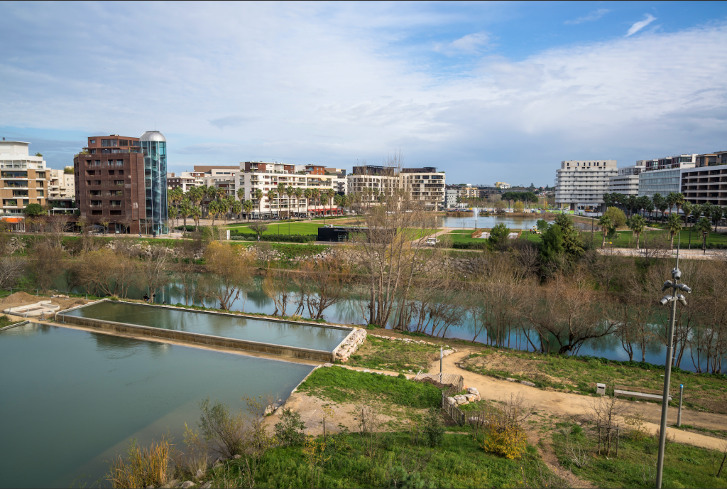 Port Marianne, Montpellier, France Photo nature in urban area, Montpellier, France