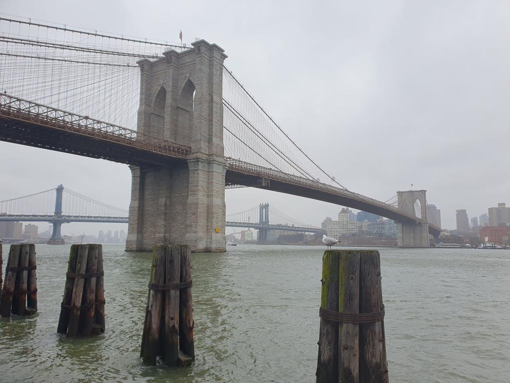 Brooklyn Bridge and East River, New York Photo Brooklyn Bridge, New York