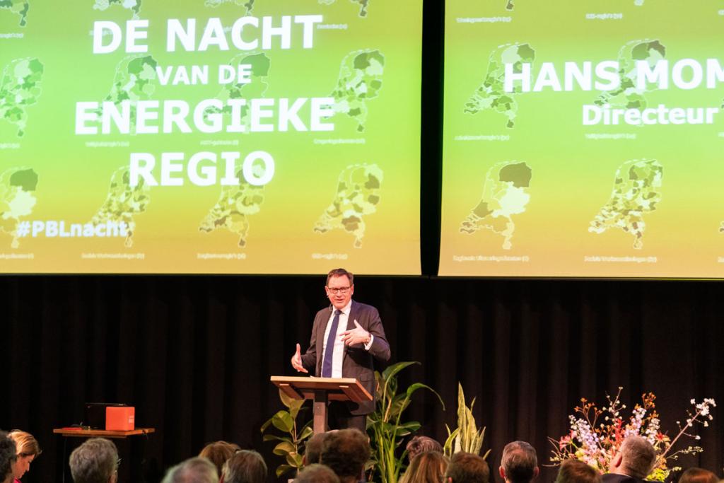 Hans Mommaas tijdens Nacht van de Energieke Regio