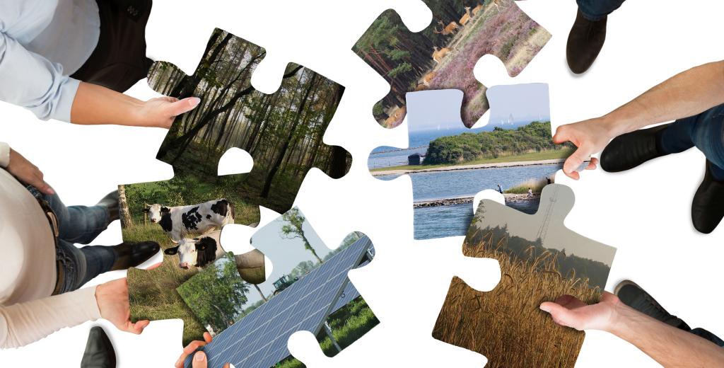 Puzzelen met stukjes natuur, economie en maatschappij Puzzelen met stukjes natuur, economie en maatschappij