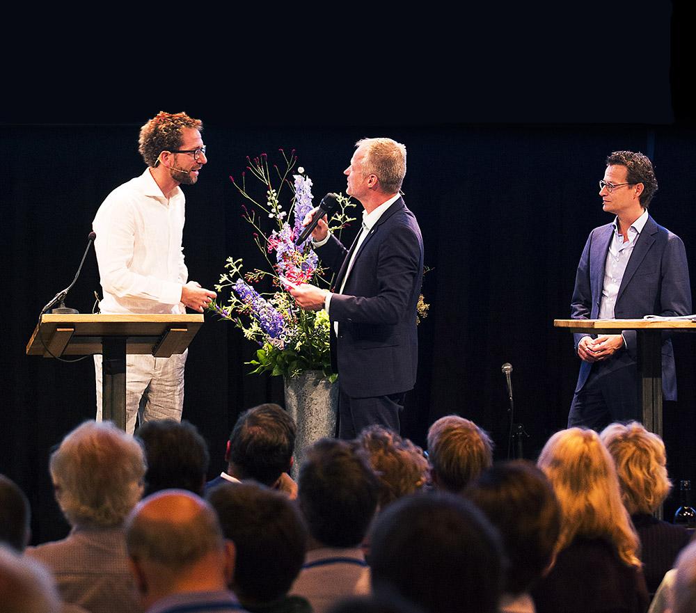 De auteurs van de Balans, Niels Sorel en Melchert Reudink, lichten de Balans toe