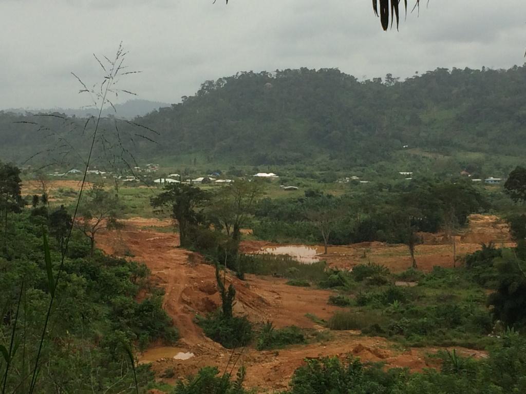 Photo View on Atewa Range, Ghana