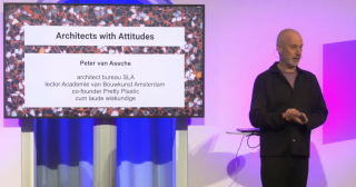 De spreker van de keynote, Peter van Assche